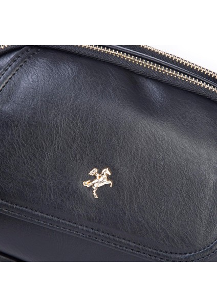 Kadın Mini Çok Gözlü El ve Çapraz Çanta Siyah fiyatları