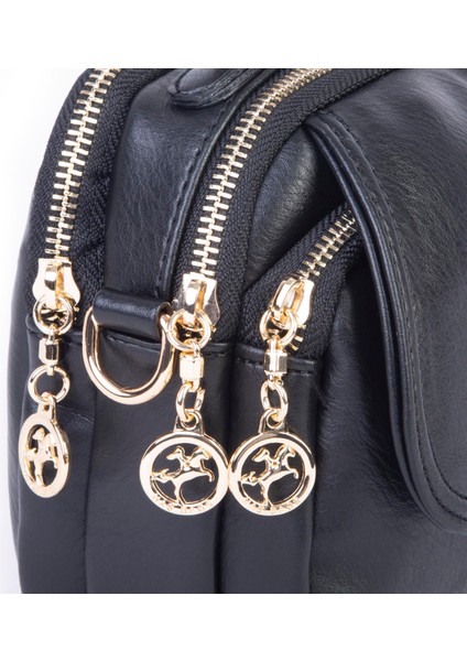 Kadın Mini Çok Gözlü El ve Çapraz Çanta Siyah fırsatları