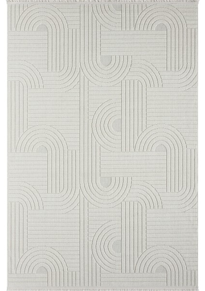 Loopy Krem Halı Salon Oturma Odası Çocuk Odası Yatak Odası Halısı 623