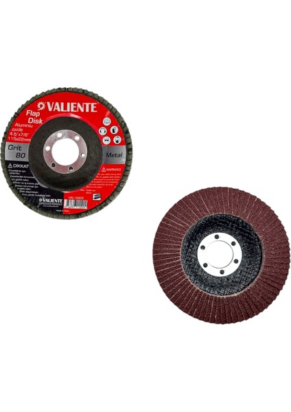 Fixonic Valiente VAL15502 115MM 80 Kum Flap Disk/zımpara