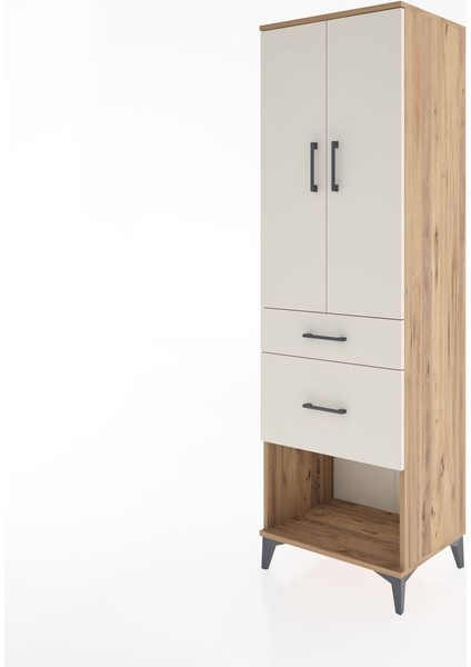 Hyperion Dolap 3 Raflı 2 Çekmeceli 2 Kapaklı 60X44X195 Çam-Aytaşı modelleri
