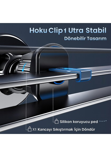 TD-H7541 Süper Manyetik Araç Telefon Tutucu 360° Dönebilen Metal Klima Menfezlerine Uygun Mıknatıslı indirimleri