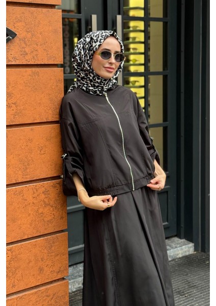 Nurcan Çetin Etekli Takım 25544 Siyah modelleri