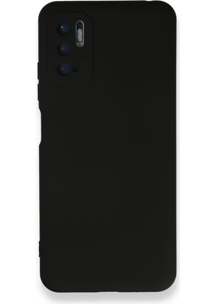 Poco M3 Pro Kılıf Içi Kadife Kaplı Nano Silikon Kapak - Siyah