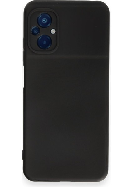 Poco M5 Kılıf Içi Kadife Kaplı Nano Silikon Kapak - Siyah