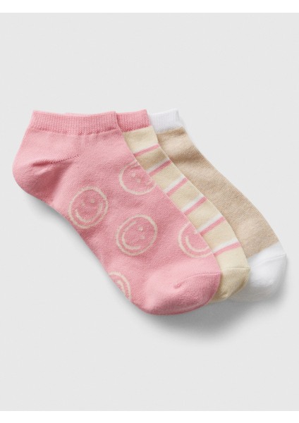 Kadın Pembe Bilekte 3'lü Çorap Seti fiyatları