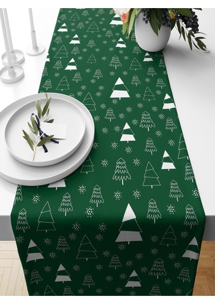 Yılbaşı Serisi 140X40 cm Dijital Baskılı Runner (Christmas Noel)
