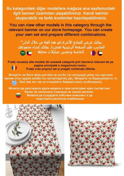 Yılbaşı Serisi 140X40 cm Dijital Baskılı Runner (Christmas Noel) fiyatları