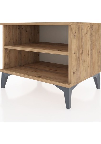 Hyperion Komodin Tek Raflı 60X44X48 Çam-Çam modelleri