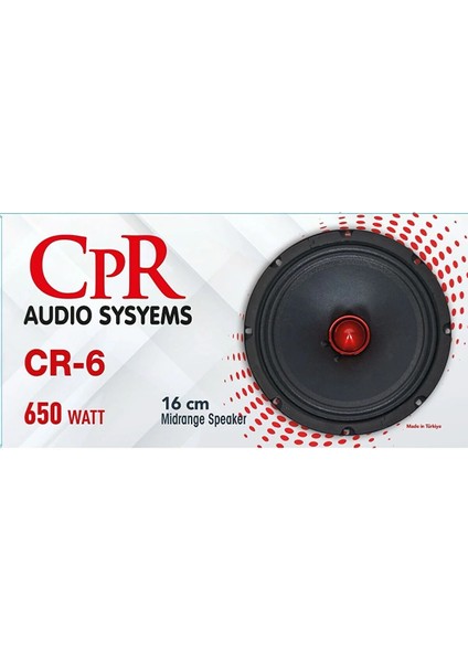 Cr-6 16CM Midrange 650 Watt