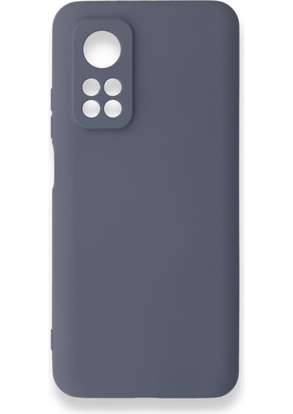 Xiaomi Mi 10T Kılıf Içi Kadife Kaplı Nano Silikon Kapak - Gri