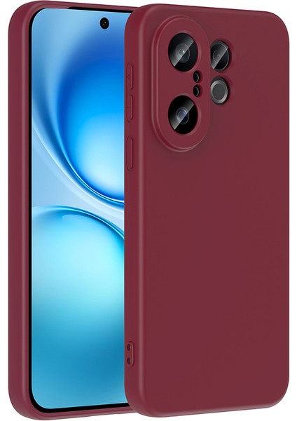 Vivo X200 Fe 5g Kılıf Omsy Mara Lansman Kapak - Koyu Mor