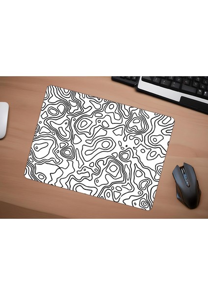 Topographic Vision Gaming Oyuncu Mouse Pad, Gaming Mousepad, Masa Matı indirimleri