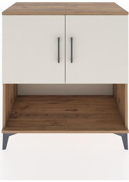 Hyperion Şifonyer Tek Raflı 2 Kapaklı 88X44X96 Çam-Aytaşı