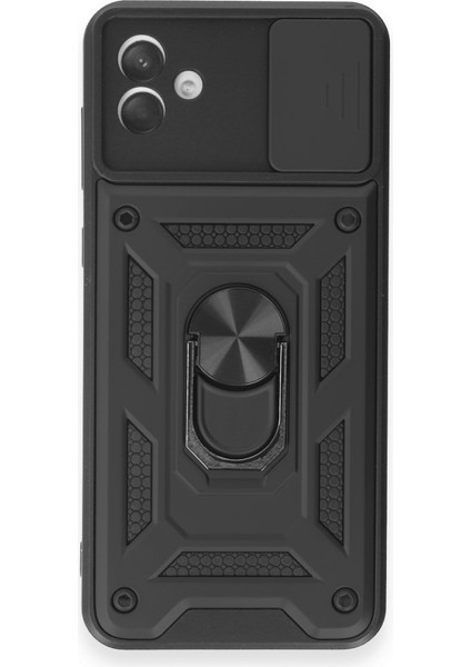 Samsung Galaxy A04E Kılıf Tam Koruma Sağlayan Kamera Sürgülü Sert Silikon Kapak Ryc/pars Yüzüklü