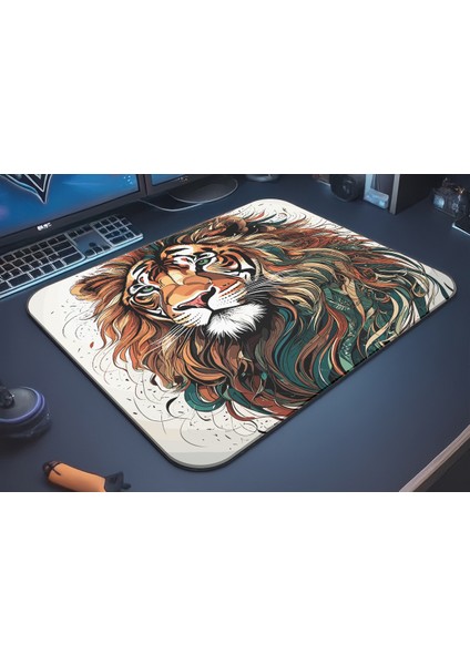 The Lion Of Artistry– Gaming Oyuncu Mouse Pad , Gaming Mousepad fiyatları