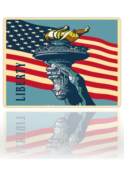Flame Of Freedom Gaming Oyuncu Mouse Pad, Gaming Mousepad, Masa Matı Büyük Boy Xxl
