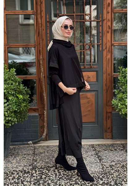 Nurcan Çetin Etekli Takım 25628 Siyah fiyatları