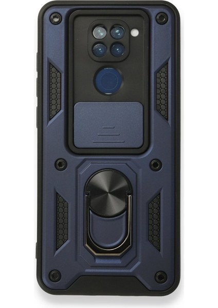 Redmi Note 9 Kılıf Kamera Koruma Sürgülü Şık Pars Tank Sert Silikon Kapak