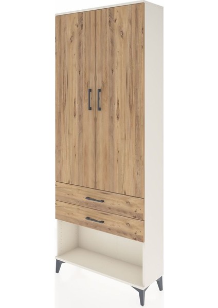 Arges Dolap 3 Raflı 2 Çekmeceli 2 Kapaklı 88X30X221 Aytaşı-Çam modelleri