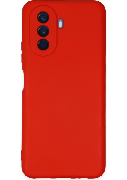 Huawei Nova Y70 Içi Kadife Kaplı Esnek Silikon Kapak Ryc/ Nano Lansman