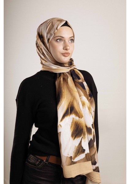 Desenli Pamuk İpek Şal Desen-3 fırsatları