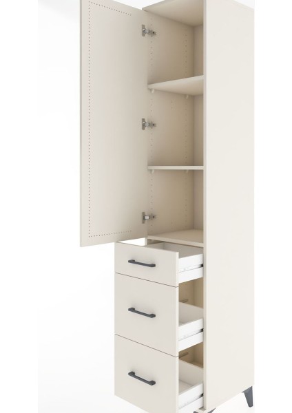 Hyperion Dolap 3 Raflı 3 Çekmeceli Tek Kapaklı 44X44X221 Aytaşı-Aytaşı indirimleri