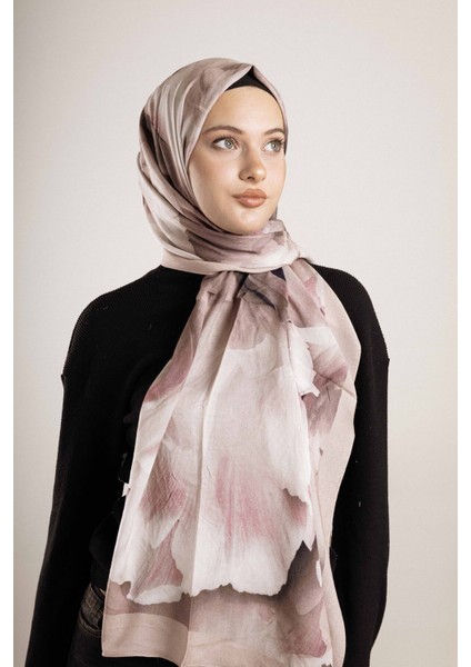 Desenli Pamuk İpek Şal Desen-3 modelleri