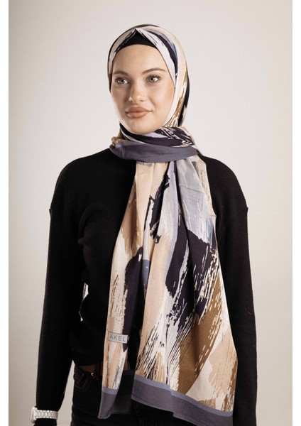 Desenli Pamuk İpek Şal Desen-4