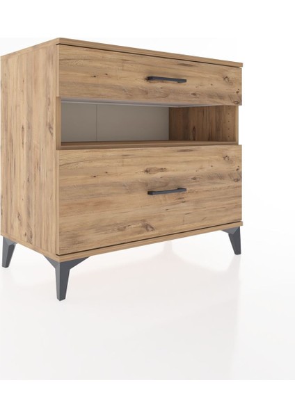 Hyperion Şifonyer Tek Raflı 2 Çekmeceli 88X44X80 Çam-Çam fiyatları