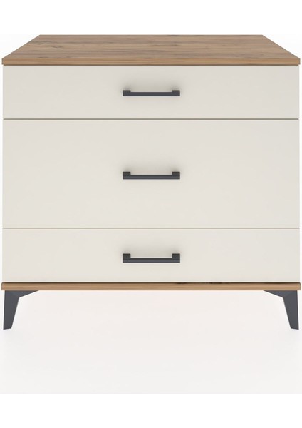 Hyperion Şifonyer 3 Çekmeceli 88X44X80 Çam-Aytaşı