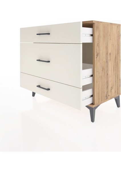 Hyperion Şifonyer 3 Çekmeceli 88X44X80 Çam-Aytaşı fırsatları