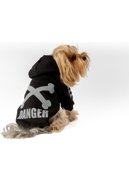 Köpek Kedi Hoodie Danger indirimleri