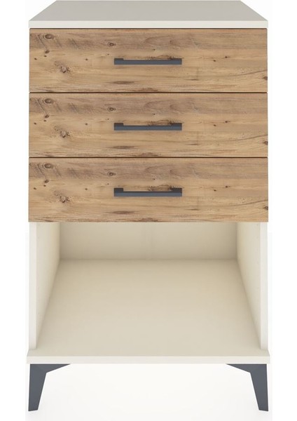 Hyperion Komodin 3 Çekmeceli 60X44X96 Aytaşı-Çam