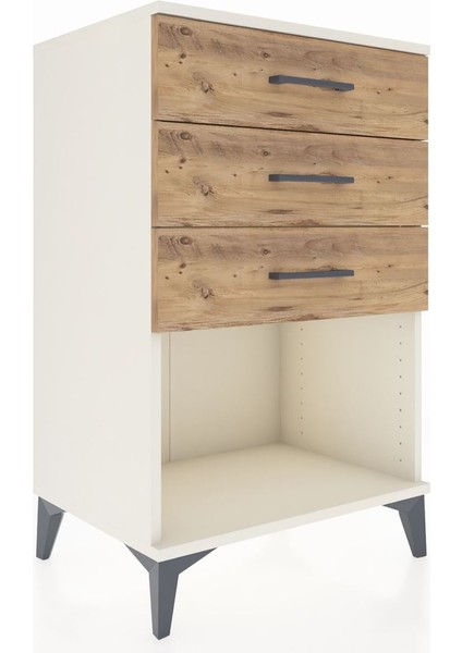 Hyperion Komodin 3 Çekmeceli 60X44X96 Aytaşı-Çam fiyatları