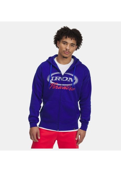 Erkek Ua Project Rock Icon Fleece Fermuarlı Ceket 1389914-400
