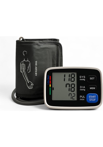 Lifenet U80EH Tam Otomatik Tansiyon Aleti Geniş LCD Ekranlı, Türkçe Konuşan, Kol Tipi Dijital Tansiyon Ölçer 2yıl Garantili