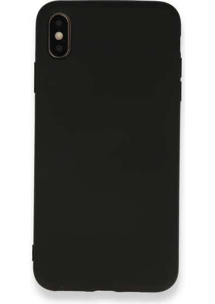 iPhone Xs Max Içi Kadife Kaplı Esnek Silikon Kapak Ryc/ Nano Lansman