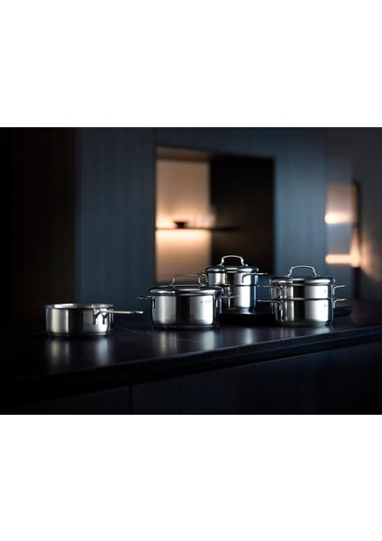 Mini Indüksiyon Tabanlı 5 Parça Çelik Tencere Seti fiyatları