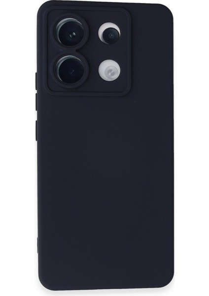 Poco X6 Kılıf Içi Kadife Kaplı Nano Silikon Kapak - Lacivert