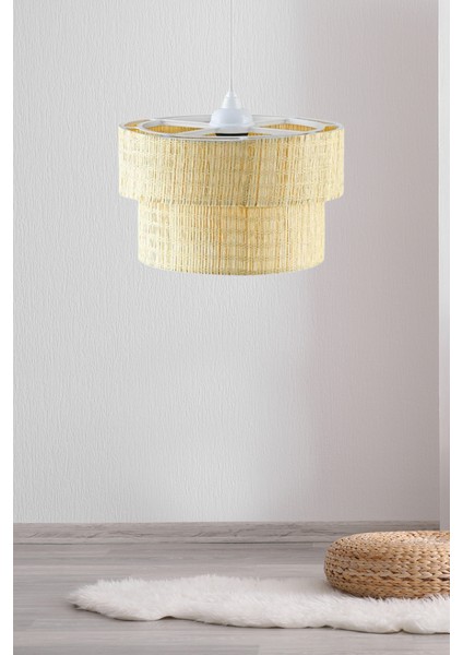 Rakkas Otantik Bambu Hasır Kaplama Pasta Sarkıt Yatak Odası Avize Salon Avize Yemek Odası indirimleri