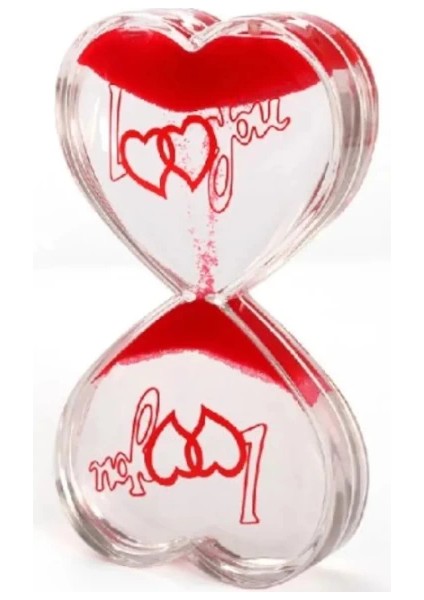 Kalp Şeklinde Jel Kum Saati