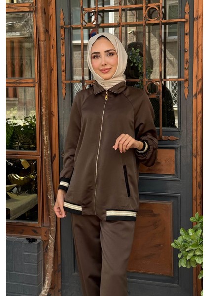 Pantolonlu Takım 25W4038 Haki modelleri