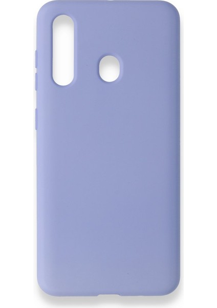 Samsung Galaxy M40 Kılıf Içi Kadife Kaplı Nano Silikon Kapak - Lila