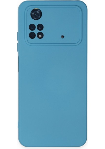 Poco M4 Pro 4g Içi Kadife Kaplı Esnek Silikon Kapak Ryc/ Nano Lansman