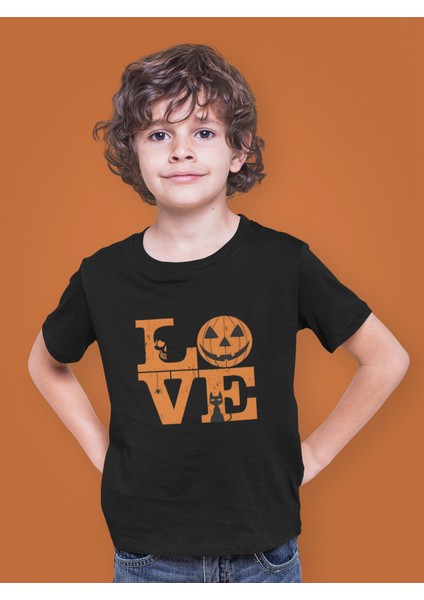Halloween Love Cadılar Bayramı Çocuk Tişört T-Shirt