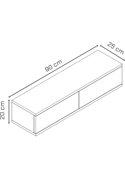 Skys Duvara Monte Dresuar | Safir Meşe - Safir Meşe indirimleri