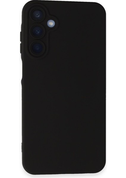 Samsung Galaxy A15 4g Kılıf Içi Kadife Kaplı Nano Silikon Kapak - Siyah