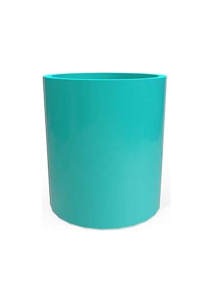 Fiberglass Saksı Silindirik Çap:45 cm Yükseklik:45 cm