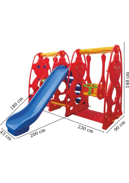 Sevimli Teddy Kaydıraklı Salıncak Set B modelleri